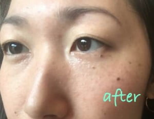 アイカラーショコラベージュ使用後1